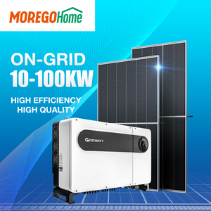 Moregosolar On Grid Solar Energy Systems 50KW 60KW 70KW 80KW 100KW 1MW Solar Panel Power Plant