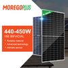 Moregosolar 166mm Bifacial Mono PV Solar Panels 450W 455W 460W Farm Solar Energy System Transparent