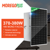Moregoplus 166mm Mono Solar Cell Solar Panels 370W 375W 380W for Home Solar Energy System